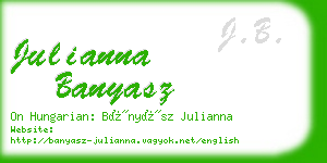 julianna banyasz business card